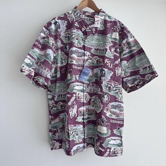 Reyn Spooner Hawaiian Shirt Mens XXXL Florida State University